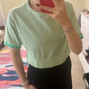 Fabletics Green Athletic Top